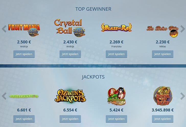 Online -Spielautomaten zum Spaß